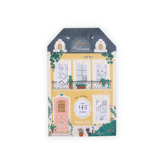 Colouring book + 145 stickers (20 p) Les Parisiennes