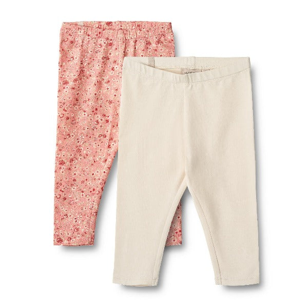 Two pack of organic cotton legging for girls,