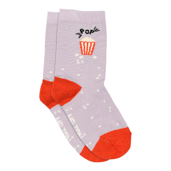 Lilac cotton girls sock from MP Denmark