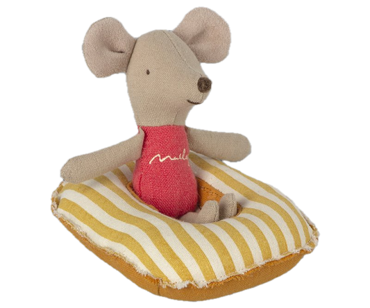 Rubber boat, Small mouse - Yellow stripe