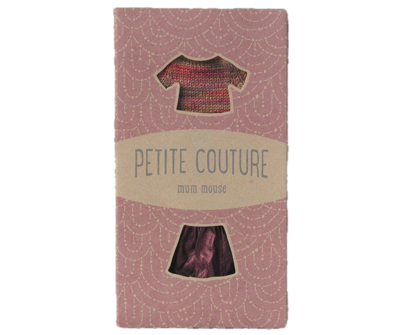 Skirt and knitted blouse, Mum mouse