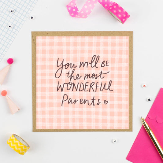 YOU WILL BE WONDERFUL PARENTS Greeting Card
