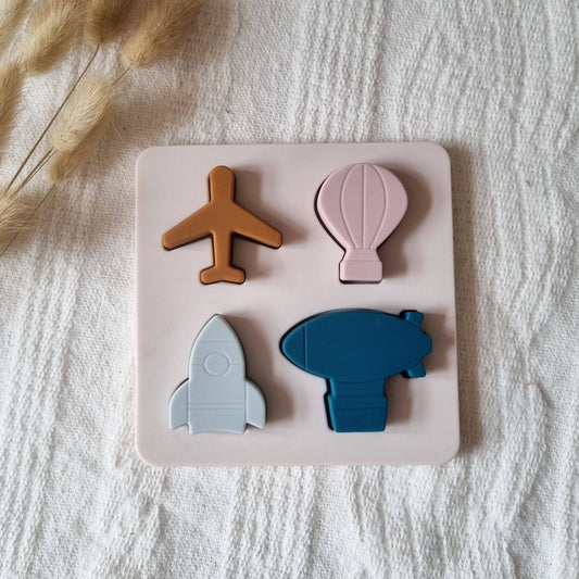 Silicone Puzzle Figures - Airplane