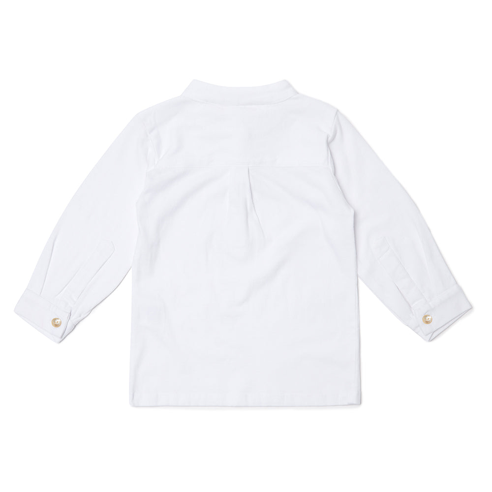 Dotty Dungaress – White – Maxi Top