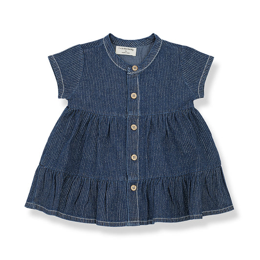 An on trend summer dress for girls from 1+in the family.Made from organic cotton