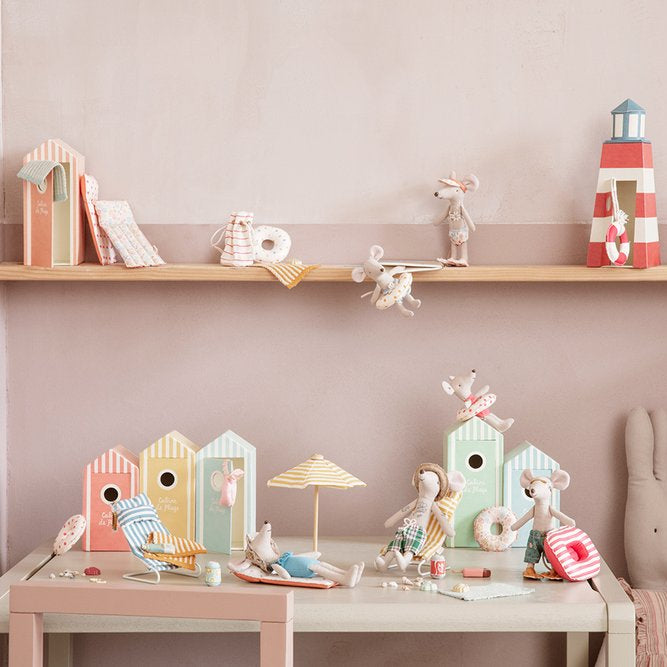 Rubber boat, Small mouse - Yellow stripe