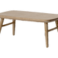 wooden toy coffee table on a white back ground