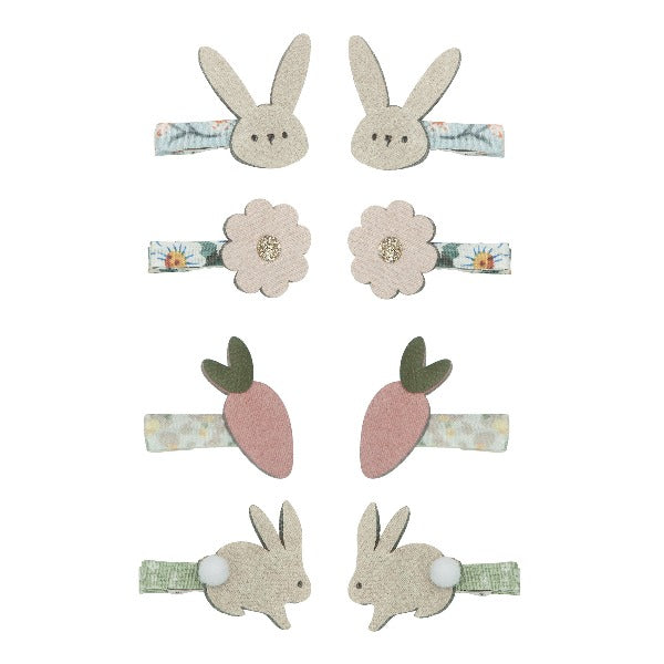 Bunny & flower clips