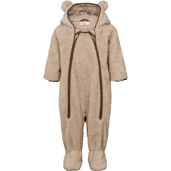 MarMar Copenhagen Robert flecce,furry outer with a full double zip,hood with the cutest ears