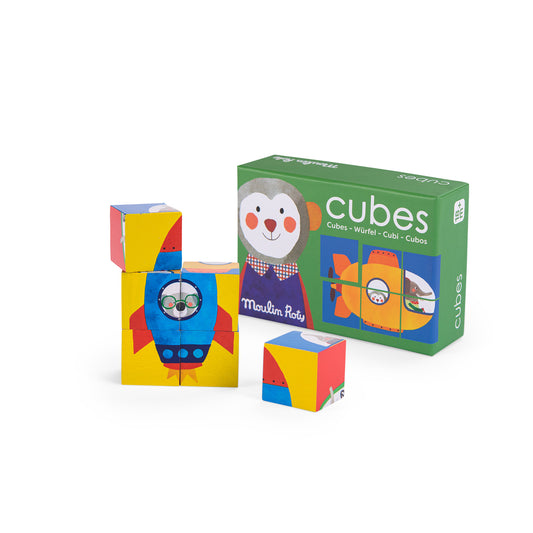 6-cubes puzzle Les Popipop