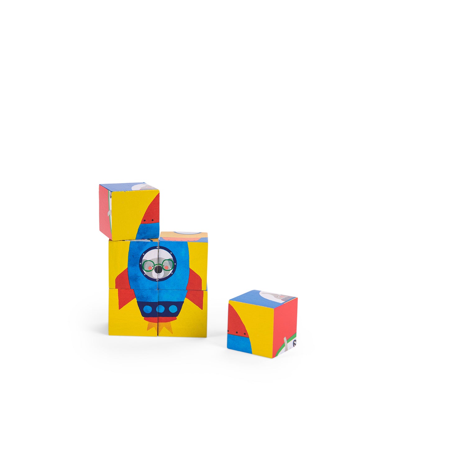 6-cubes puzzle Les Popipop