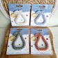 Silicone teether Pear: Grey-blue