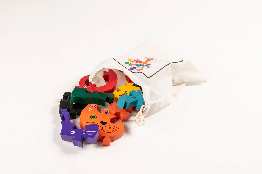 Number Cat Jigsaw Puzzle
