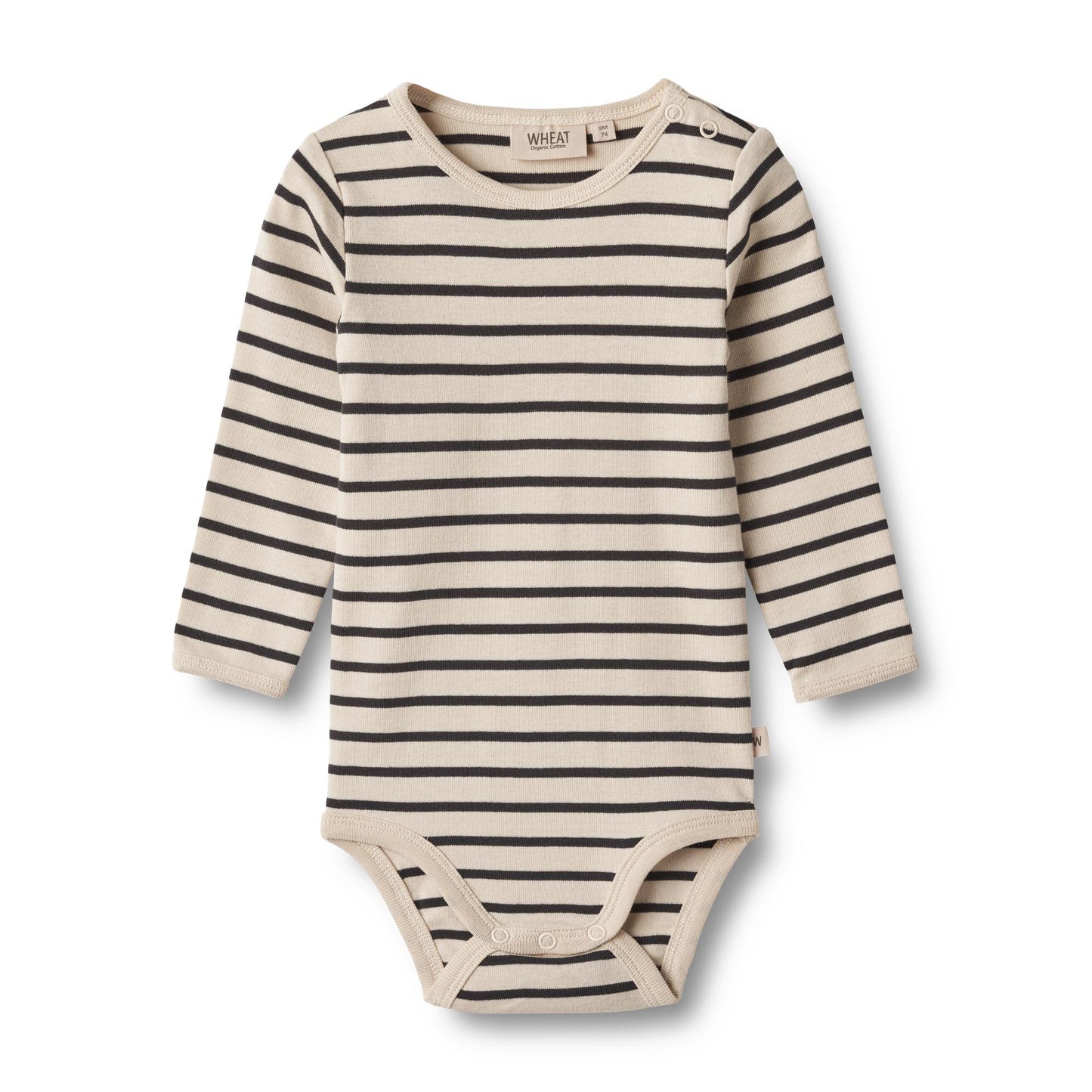 comfortale organic cotton navy striped body prefect for layering