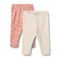 Two pack of  organic cotton legging for girls, 