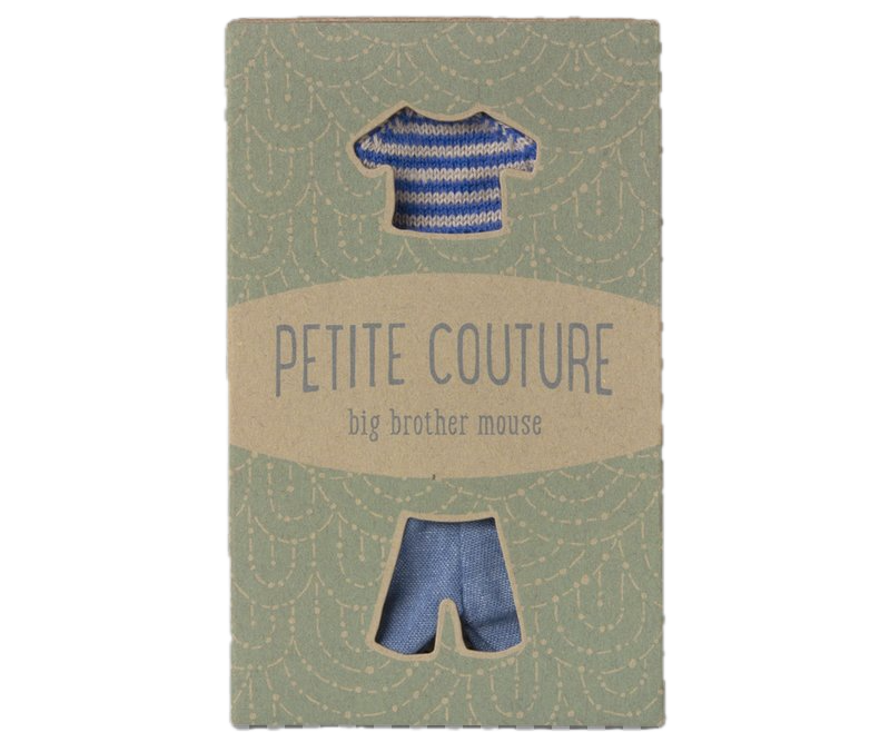 Knitted sweater and pants, Big brother mouse