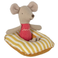 Rubber boat, Small mouse - Yellow stripe