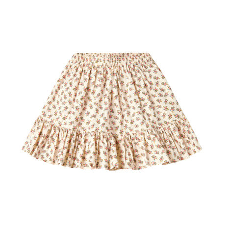 Floral patterned skirt on a white background by Mar mar Copenhagen.
