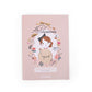 Coloring book titled 'Le Parisiennes' with an illustration of a girl on a pink background