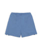 Blue boys Organic cotton shorts on a white background