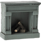 Fireplace, Mouse - Blue