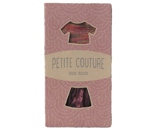 Skirt and knitted blouse, Mum mouse