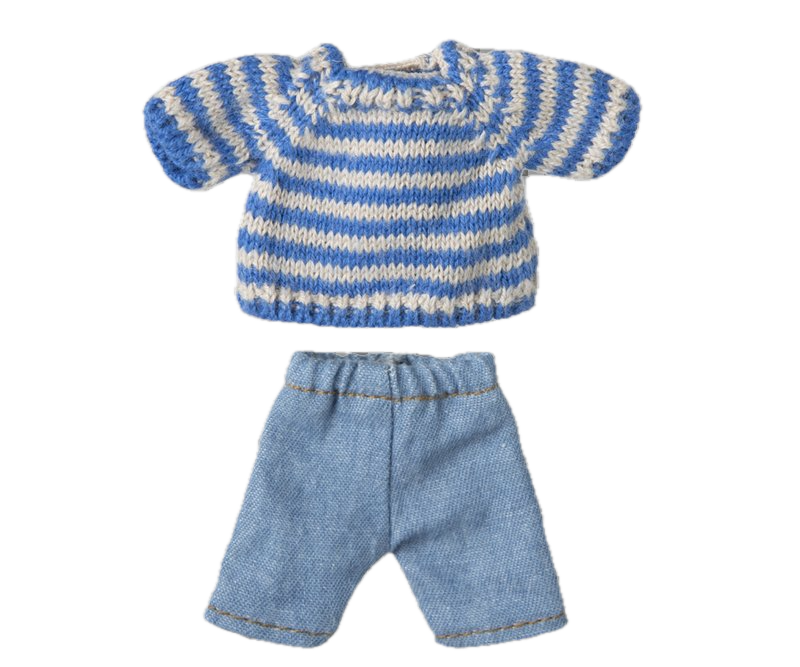 Knitted sweater and pants, Big brother mouse