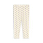 Baby girl White pants with a subtle pattern on a white background