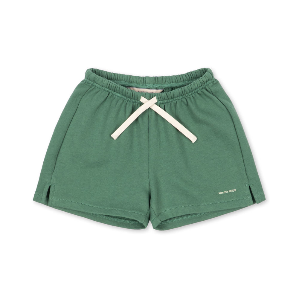 Boys dark ivy organic cotton shorts