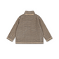 brown striped boys fleece , with 1/2 zip
