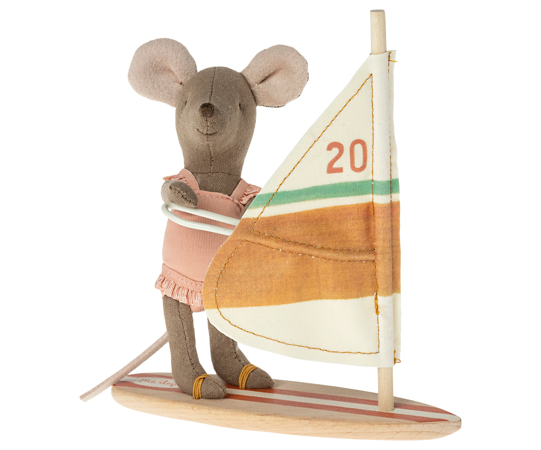 Surfer Mouse little Sister from Maileg  is ready for day of sun and surf