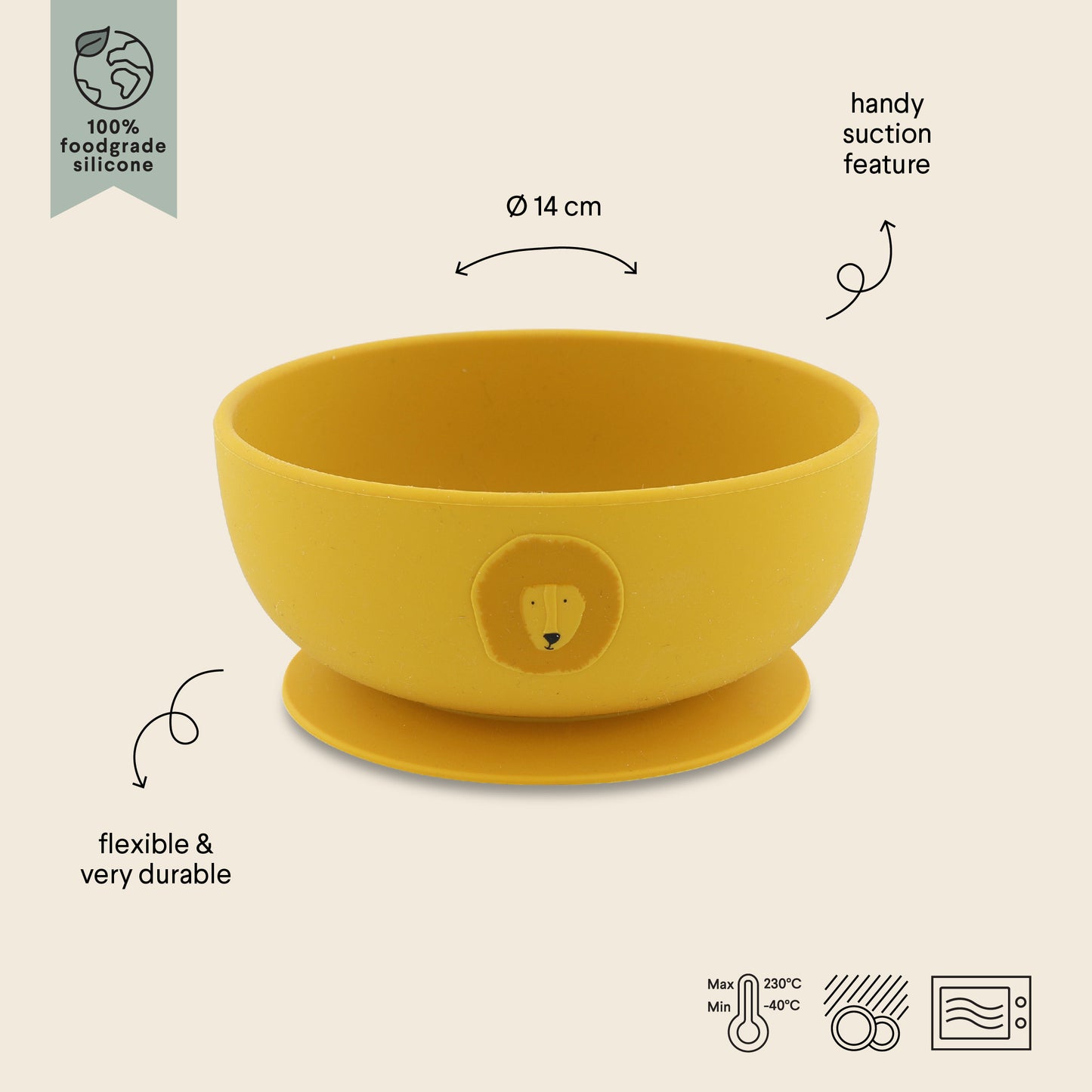 Suction bowl - Mr. Lion