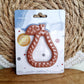 Silicone teether Pear: Grey-blue