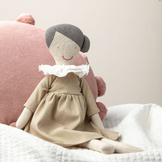A soft toy doll for little girls by Mr. pickles