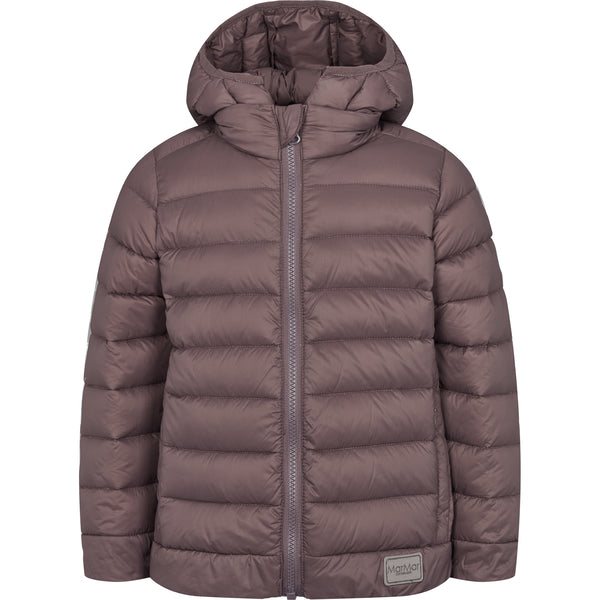 Mar mar copenhagen plum puffer jacket a warm winter jaclet for boys or girls