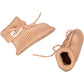 A baby gift with a bit of difference, wooden booties are the best baby gift.