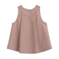 Serendipity Pleat Top-Almond