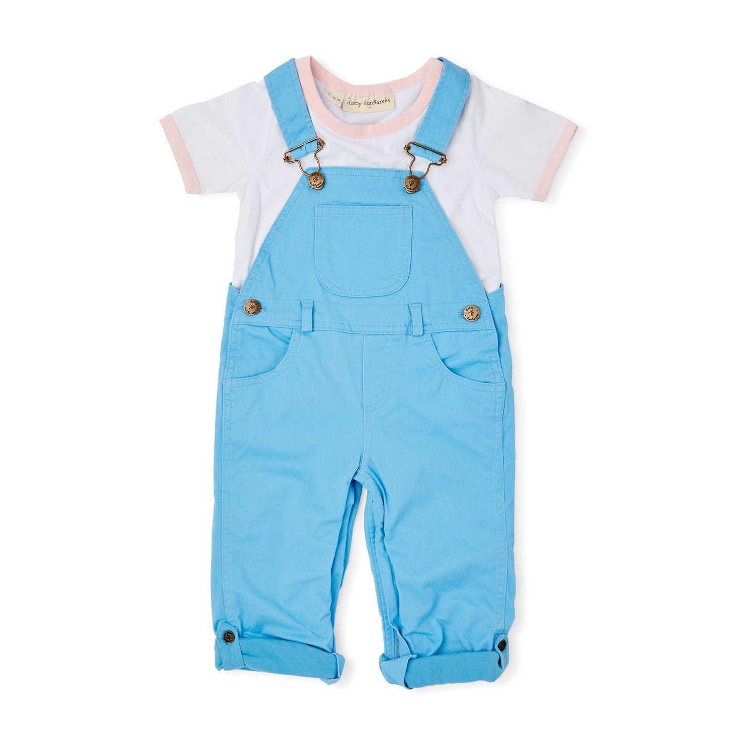 Dungarees - Sky Blue