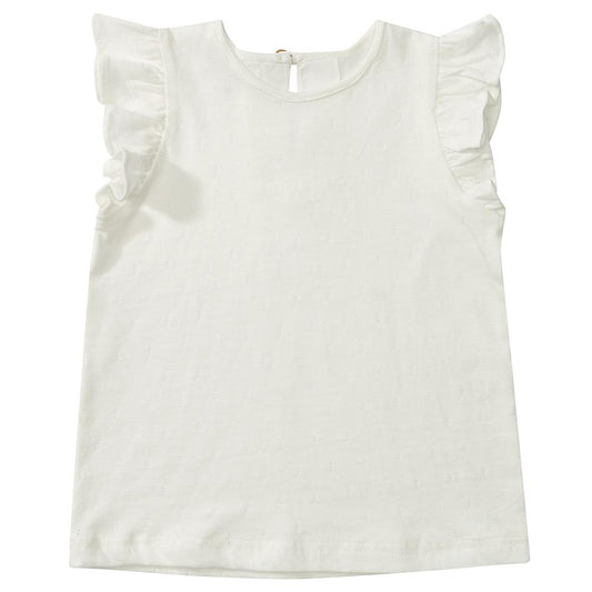 Dotty Dungarees | Edie Frill Shirt