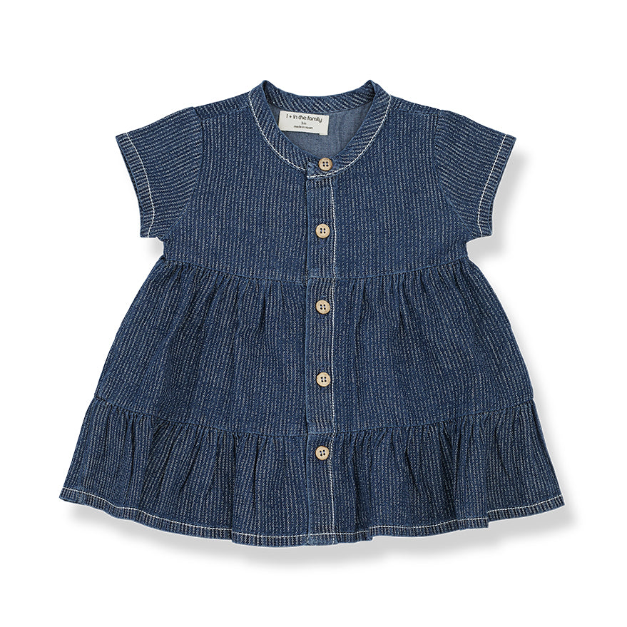 An on trend summer dress for girls from 1+in the family.Made from organic cotton 